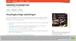 Desktop Screenshot of opleidingverpleegkunde.com