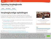 Tablet Screenshot of opleidingverpleegkunde.com
